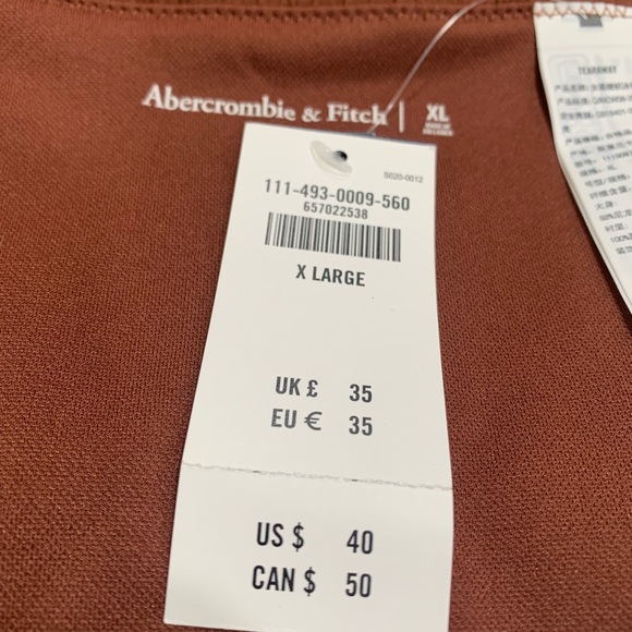 Abercrombie & Fitch Curve Love Mid-Rise High-Leg Moderate Bikini Bottom - Picture 4 of 5